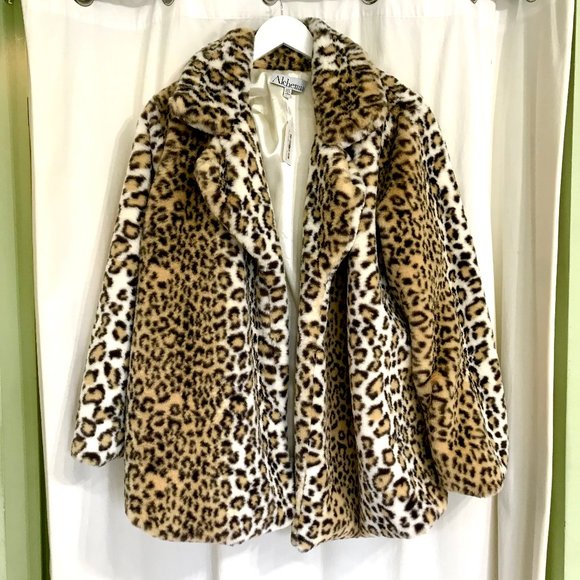 Super Soft Faux Leopard Coat